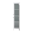 thumbnail image 5 of Elegant Kitchen and Bath 16 Inch Wide Bathroom Linen Storage Freestanding Cabinet In White, 5 of 10