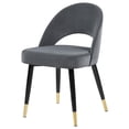 thumbnail image 5 of Lindsey Upholstered Dining Side Chair Grey (Set of 2), 5 of 15