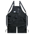 thumbnail image 1 of Delantal de carpintería ajustable y duradero para técnicos de jardinería, hombres y mujeres. negro, 1 of 8