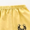 thumbnail image 5 of ITSAME Casual Shorts for Boys, Lightweight Cute Graphic Elastic Waist Comfortable Fashion Shorts Yellow 1-2T, 5 of 6
