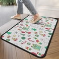 thumbnail image 4 of Christmas Rug 30x17 Inch Non-Slip Entryway Mat, Soft Crystal Velvet Door Mat Indoor Outdoor Door Mat for High Traffic Areas, Patio, Front Door Holiday Decor., 4 of 7