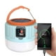 thumbnail image 5 of Solar Power Tent Light Large Lighting Area 3 Level Power Display USB Input Output Emergency Bulb for Outdoor, 5 of 5
