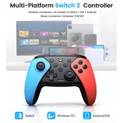 EUROA Switch 2 Pro Controller for Switch 2/Switch/Lite/OLED
