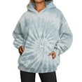 thumbnail image 1 of Sweat-shirt Décontracté Polyvalent à Manches Longues Imprimé Top Sweat-Shirt Orange XXL, 1 of 5