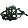 thumbnail image 2 of Genuine Leather Dog Basket Muzzle #105 Black - Pit Bull, AmStaff (Circumference 12", Snout Length 3.5"), 2 of 2