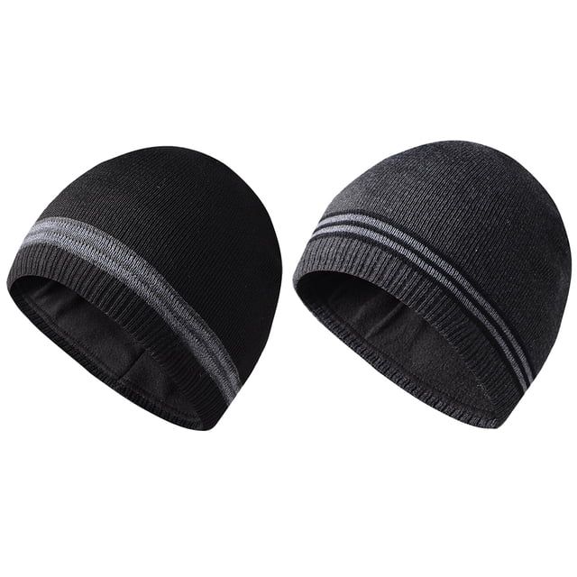 Gorro de invierno para hombre, gorro cálido y suave con forro para mujer