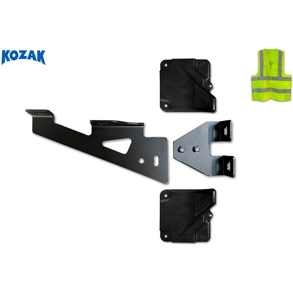 Support Brackets Set 3R, 4R, 5R fits Cab Extender Lower Fairing for Right Passenger Side Compatible with Freightliner Cascadia, Narrow Fairing Version