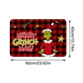 thumbnail image 2 of Grinch Christmas Decorations Grinch Decor Christmas Door Mat Outdoor Welcome Mat For Front Door, Entryway Christmas Carpet, 23.7X 15.9 Inch Funny Door Mats , Anti-Slip Rug Decorations For Home, 2 of 7