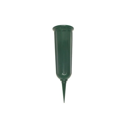 Panacea Cemetery Vase Plastic Green (Best Flowers To Plant At Cemetery)