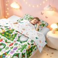 thumbnail image 3 of Manfei Vintage Snowman Twin Comforter Sets,Traditional Gingerbread Men Bedding Set,Christmas Reversible,2-Piece,1 Comforter and 1 Pillowcase, 3 of 7