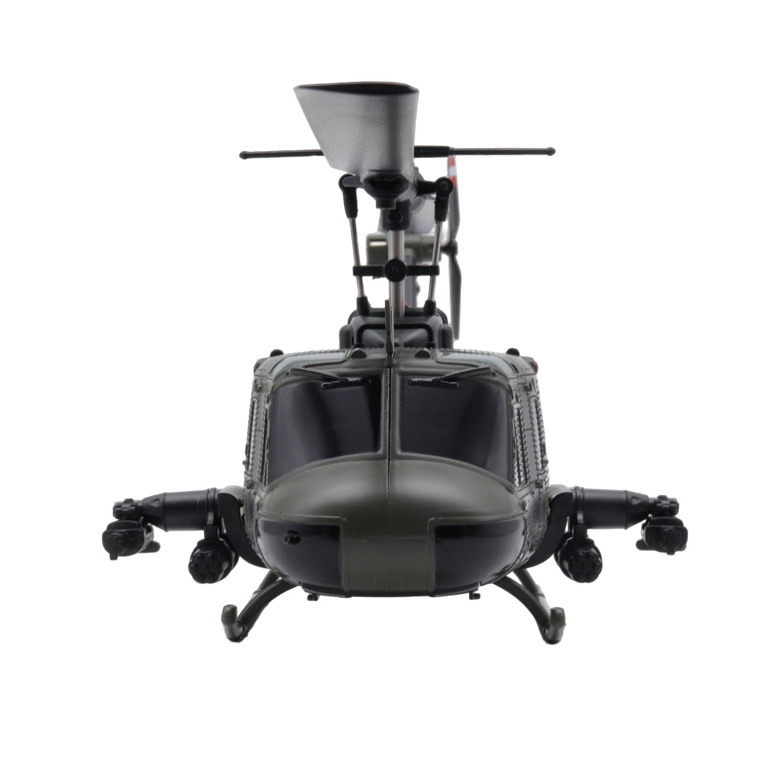 C032 1/48 Scale UH-1 Huey RC Helicopter, 6CH Aileronless with Stabilization, Altitude Hold, Optical Flow, Brushless Motor for Adults Enthusiasts(1 Battery)