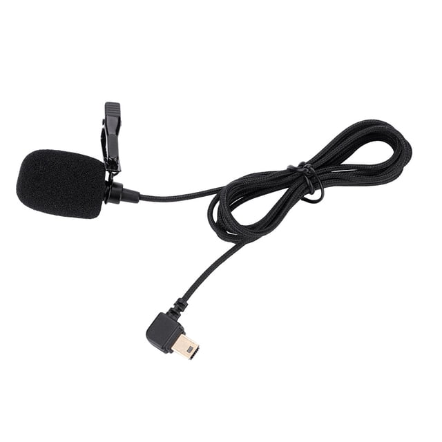Micrófono de solapa, 1,5 m, portátil, con clip, micrófono de solapa, compacto y ligero