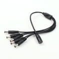 thumbnail image 1 of DC5521 Female to 4 Male Way Power Splitter Cable for CCTV Security Systems Control Devices, 1 of 4