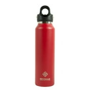 Vacuum Insulated Water Bottle with Twist-Free Cap, No-Screw Insulated Flask, Stainless steel Tumblers, Portable Thermoflask Water Bottle, 20oz - Revomax V2