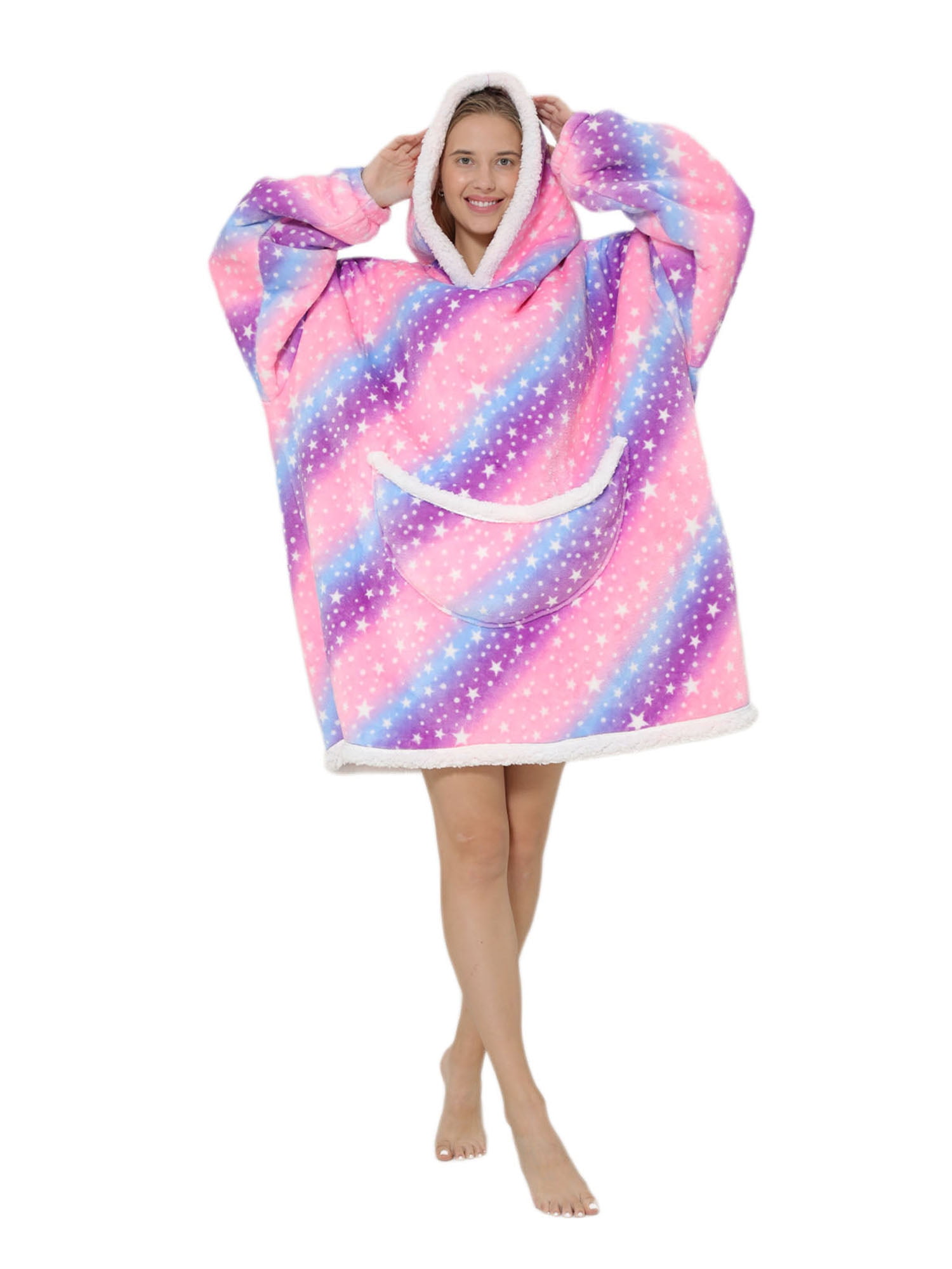 Oversized Wearable Blanket Hoodie For 