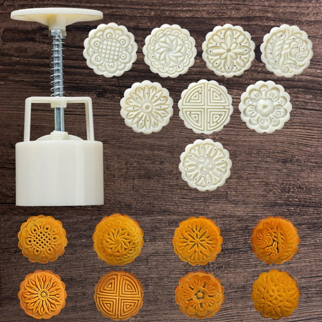 Product Category Cake Mould - Flower Mooncake Square DIY for Festival and Traditional Making