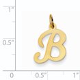 thumbnail image 3 of 14ky Initial B Charm YC248B (20mm x 14mm), 3 of 3
