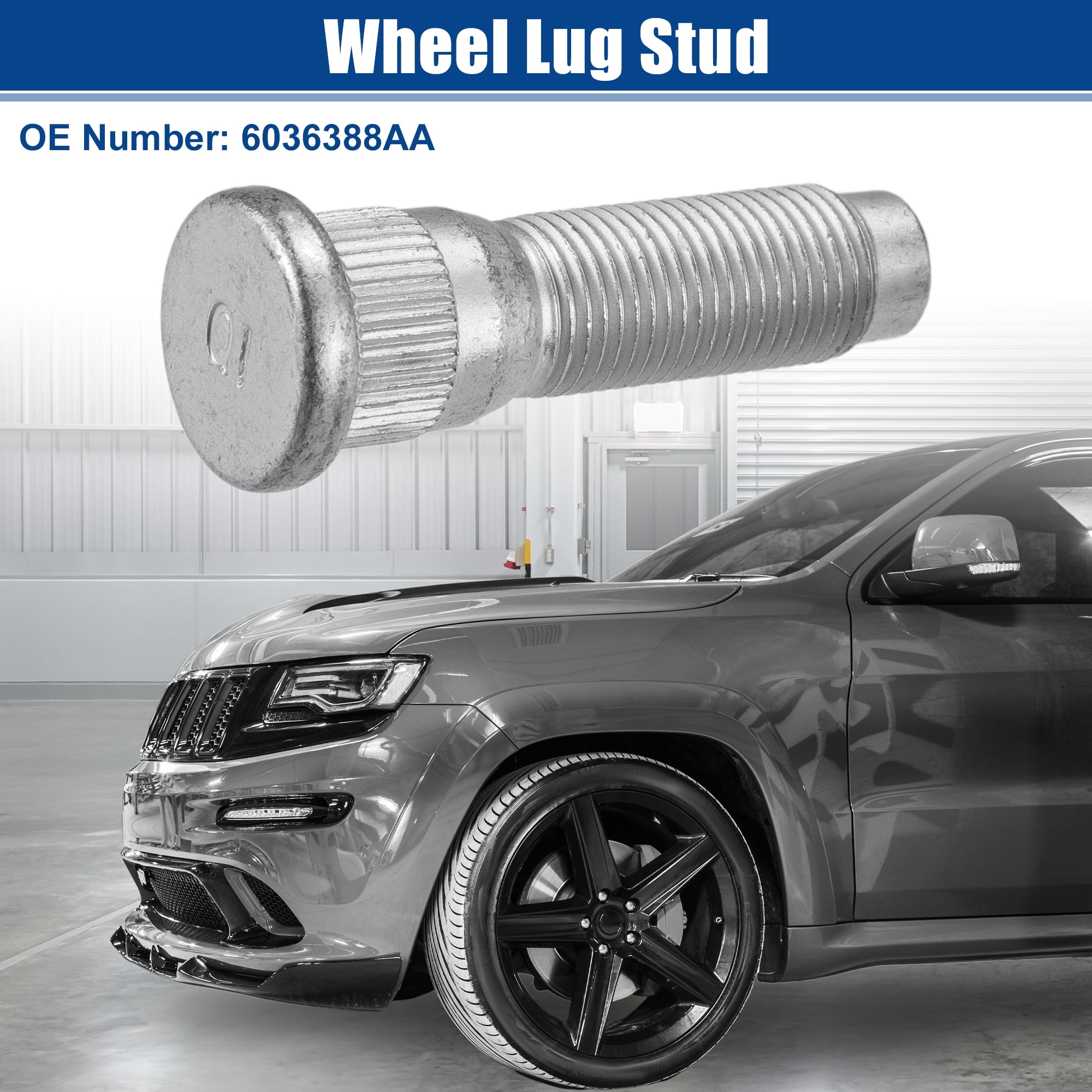Unique Bargains 1/2"-20 Wheel Lug Stud for Jeep Liberty 2002-2007 Grand 1/2"-20 5pcs