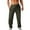 Army Green, variant on Dagugfen Mens Pants Casual Elastic Waist Drawstring Loose Lightweight Workout Trainning Running Pants