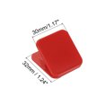 thumbnail image 2 of Uxcell Paper and Bag Clips,10Pack Square Bag Sealers Clamps Snacks Bag Clips,Red, 2 of 5