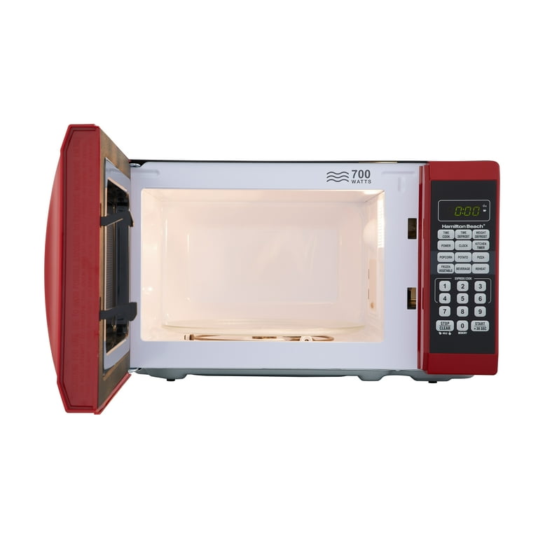 Hamilton Beach 0.7 Cu. Ft. Red Microwave Oven 