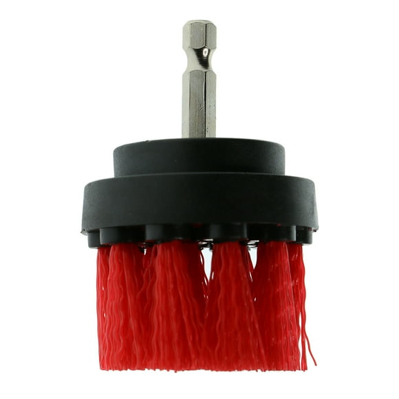 Fregadora de Bañera Y - Fregadora Giratoria Eléctrica Inalámbrica para , Piso, Pared, Piso, Fregadora con Cepillo (rojo, Azul, Amarillo) Rojo de 2 pulgadas