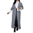thumbnail image 1 of Txlixc Estilo de moda de las mujeres juego abierto chaqueta de manga larga de color sólido Txlixc moda, 1 of 9