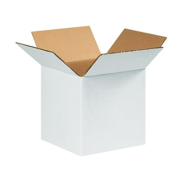 Box Partners Corrugated Boxes 9" x 9" x 9" White 25/Bundle 999W