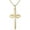 Gold, variant on 925 Sterling Silver Cross Necklace for Women Infinity Necklace 14K Rose Gold Plated Necklaces for Easter or Mother's Day