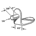 thumbnail image 4 of Prime Line 241941 Pédale de Support de Tablette Plaquée Nickel - 8 Pack-Pack de 6, 4 of 4