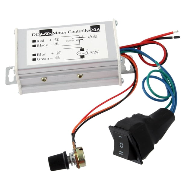 Controlador de velocidad Baoblaze Compatible con Motores 12V 24V 36V 48V ligero