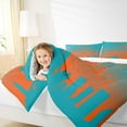 thumbnail image 4 of jejeloiu Rugby Football Gamer Full Size Comforter Sets,Boys Ball Game Bedding Sets For Boys Men Reversible 3 Pieces, 4 of 8