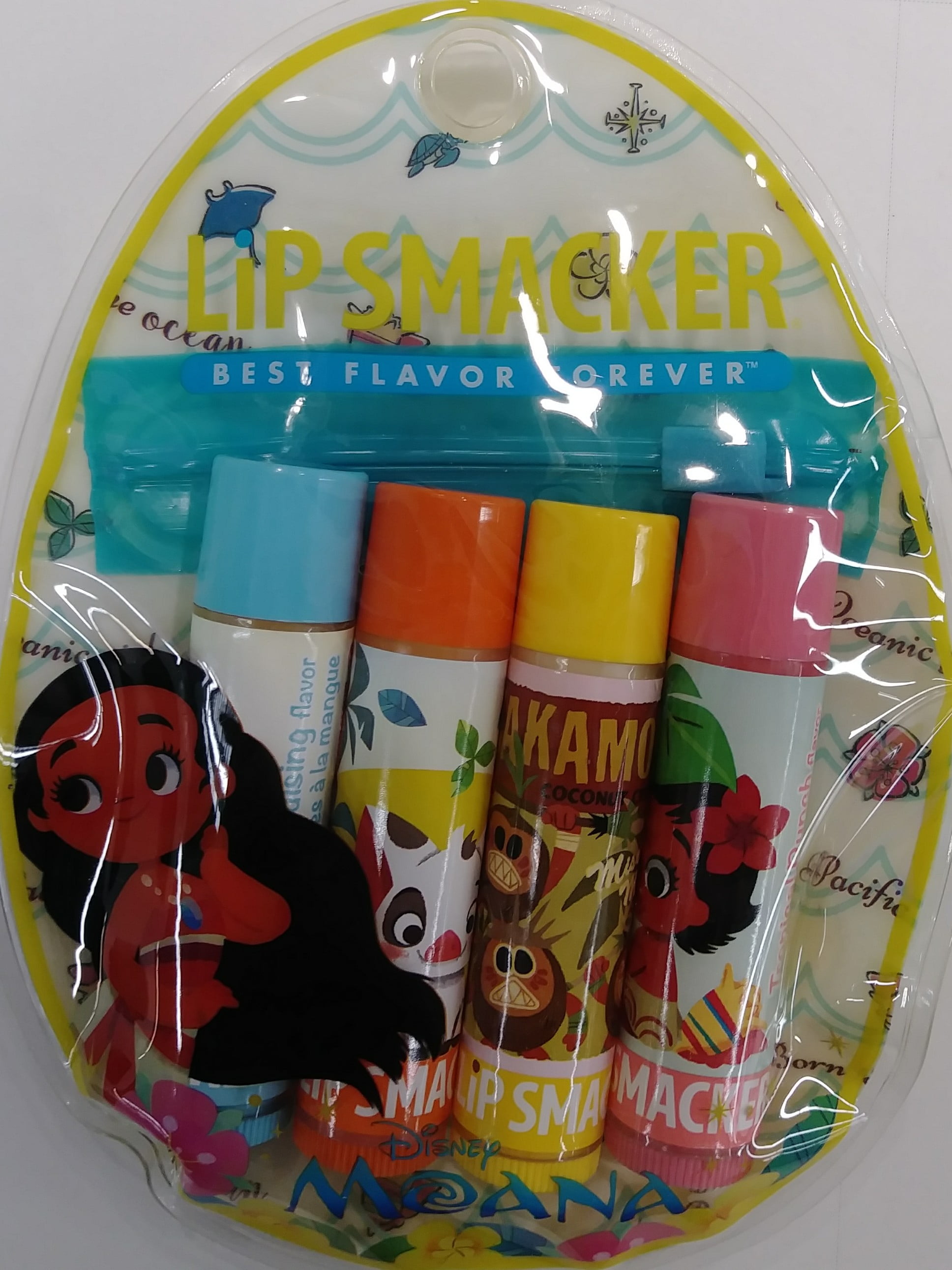 Lip Smackers Lip Smacker 4pc Disney Bag Moana - Walmart ...