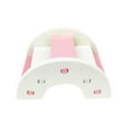 thumbnail image 2 of Flmtop Hamster Toy Bridge Small Waterproof PVC Hamster Climbing Playing Toy Ladder Bridge Pink White, 2 of 9