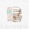 thumbnail image 4 of Inktastic Just a Girl Who Loves Books Reading Girls Toddler Dress, 4 of 5
