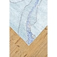 thumbnail image 3 of Feizy Cosmo Transitional Abstract, Blue/White/Ivory, 2' x 3' Accent Rug, Sheen Handmade, Area Rug for Living Room and Bedroom, 3 of 6