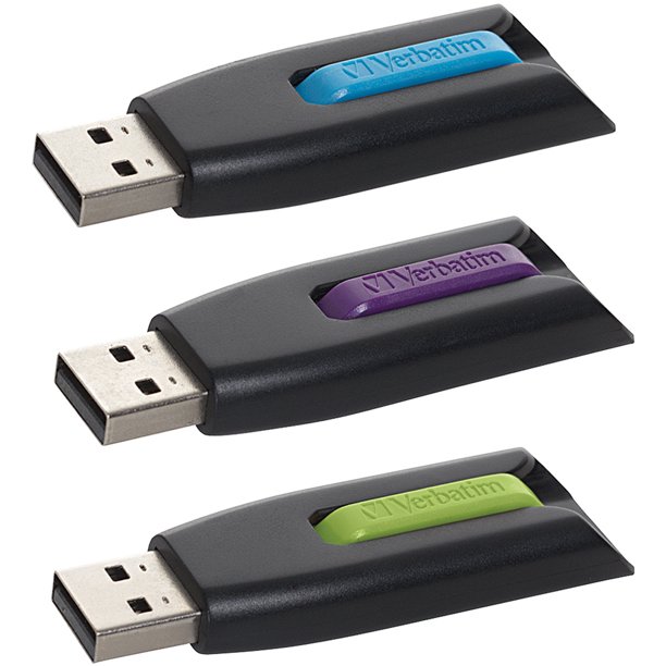 Verbatim Store 'n' Go USB Drives, 3Pack