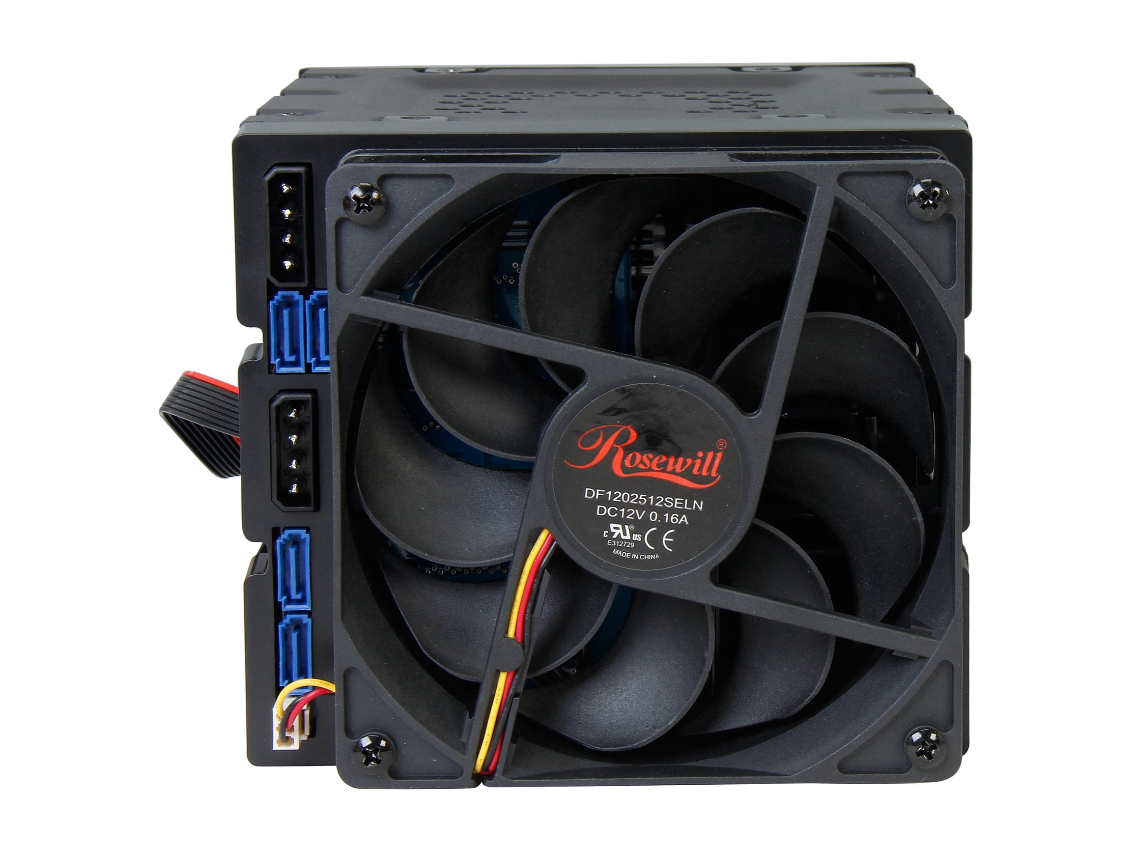 Rosewill 3 x 5.25-Inch to 4 x 3.5-Inch Hot-swap SATAIII/SAS Hard Disk Drive Cage - Black (RSV-SATA-Cage-34)