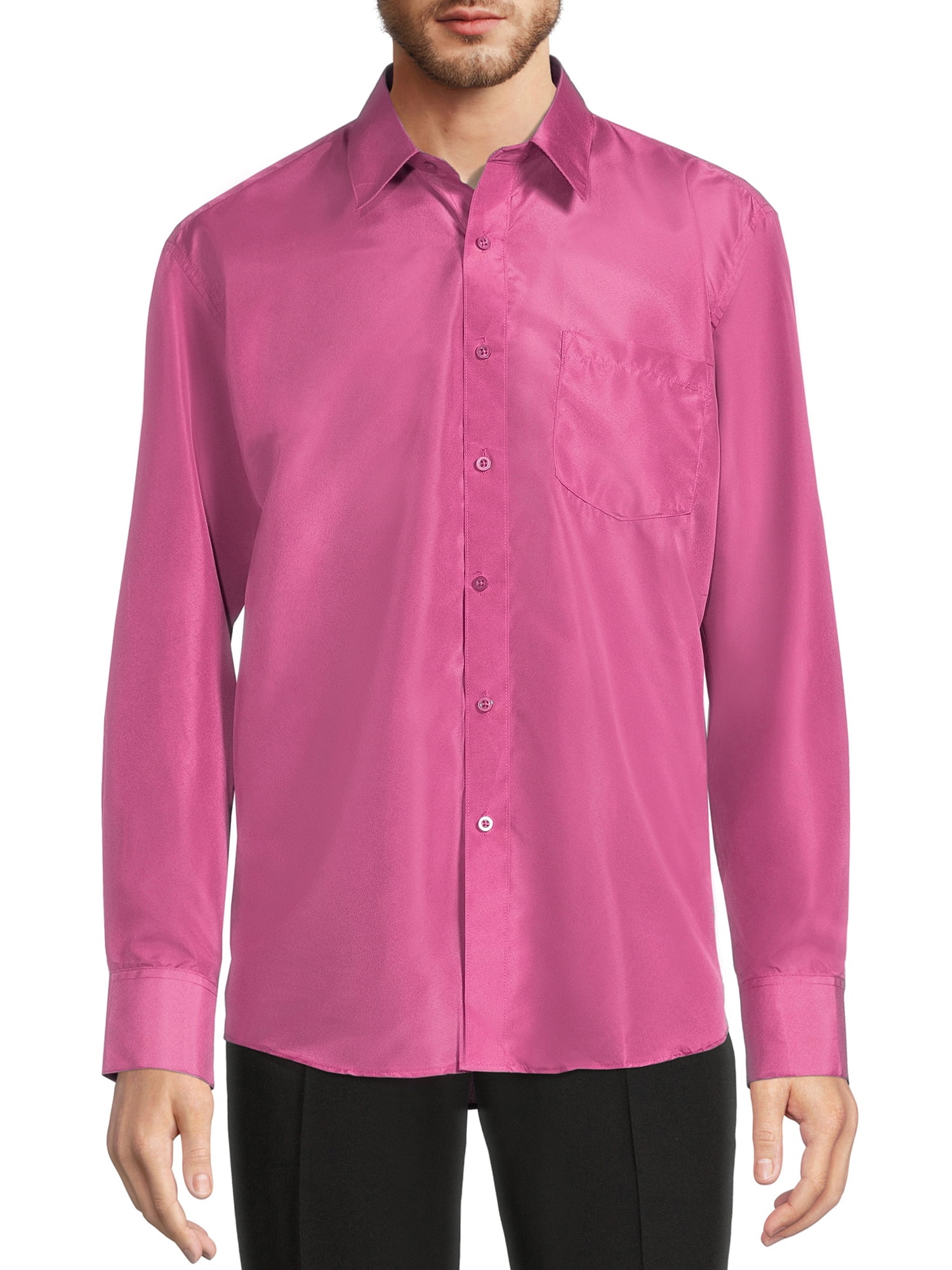 Silver Label Men's Long Sleeve Dress Shirt