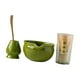 thumbnail image 2 of Juego de 4 piezas para preparar matcha con tazón y utensilios Verde profundo, 2 of 9