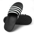 thumbnail image 4 of GZHJMY Stylish Slides for Women Men, Black and White Stripes Soft Flexible Slip-on Sandals Slippers, 4 of 7