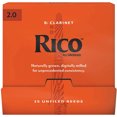thumbnail image 1 of Rico Bb Clarinet Reeds - #2, 25 Box, Individually-Sealed, 1 of 1