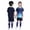 Blue, variant on oqasdz Boys Shorts Set V Neck Short Sleeve Quick Drying Mesh Gradient Rash Guard and Shorts Formal Kids Sport Athletic Casual Summer Clothing Set,Orange,Size 9 Y-10 Y