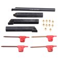 thumbnail image 1 of Labymos 4 PCS 12MM Shank Lathe Turning Tool Holder Boring Bar With Matching Wrench +, 1 of 8