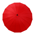thumbnail image 3 of Paraguas De 16 Varillas Resistentes al Viento, Diseño Elegante, Diferentes Colores (Rojo) REGALOMEX YC012524, 3 of 6