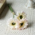 thumbnail image 2 of Fleurs de Chrysanthème en Soie pour Intérieur Extérieur / Émulation Réaliste pour Mariages Fêtes Arrangement Maison, 2 of 8