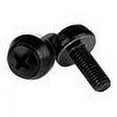 thumbnail image 2 of StarTech.com M6 x 12mm - Screws - 50 Pack, Black - M6 Mounting Screws for Server Rack & Cabinet (CABSCREWSM6B) - Screw kit - black (pack of 50) - for P/N: RACK-18U-20-WALL-OA, RACK-21U-20-WALL-OA, RACK-24U-20-WALL-OA, RK12OD2, RK3236BKF, 2 of 4