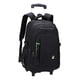 thumbnail image 1 of Mochila con ruedas, maleta con ruedas, portátil, multifuncional, extraíble, para ordenador, mochila con ruedas para portátil, para acampar , Verde 2 ruedas pequeñas, 1 of 8