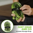 thumbnail image 2 of Gradient Fitness Stretching Strap, Physical Therapy, 12 Multi-Loop 1"Wx8'L, Neoprene Handles, Green, 2 of 9