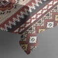 thumbnail image 5 of Pink Boho Tribal Diamonds and Triangles Pattern Square Tablecloth,Waterproof Square Table Cover,Wipeable Spillproof Washable Table Cover for Home Kitchen Party Decor 52"x52"(132x132cm), 5 of 6